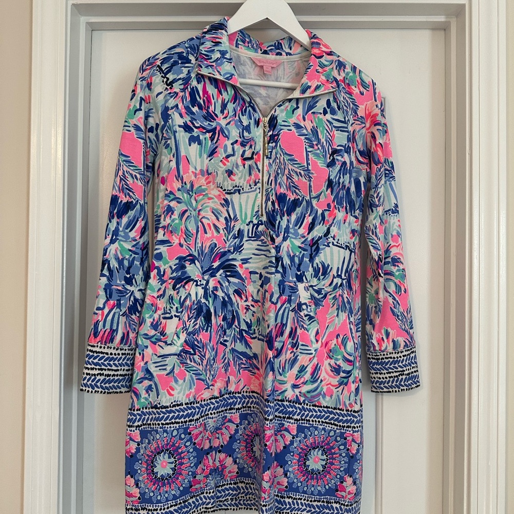 Lilly Pulitzer Skipper Popover Dress Cabana Cocktail